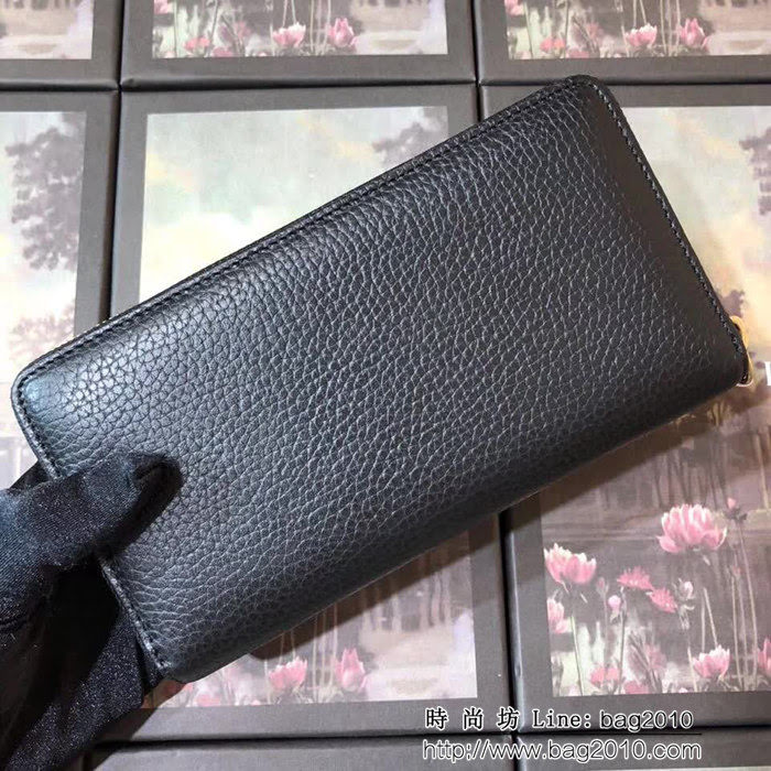 GUCCI古馳 2018新款 萌萌拉鏈包 狗頭限量版 女士長錢包 499337 克全皮 WTG2051